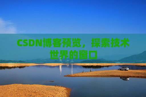 CSDN博客预览，探索技术世界的窗口